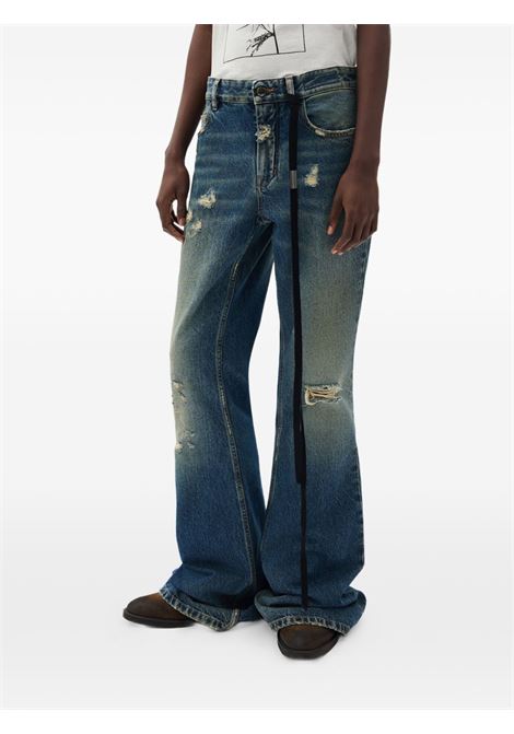 toos 5 pocket slim fit bootcut jeans woman blue ANN DEMEULEMEESTER | B0014029 FA743053